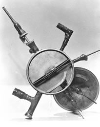 [Foto] Das erste Zyklotron hat Ähnlichkeit mit einem Dudelsack.